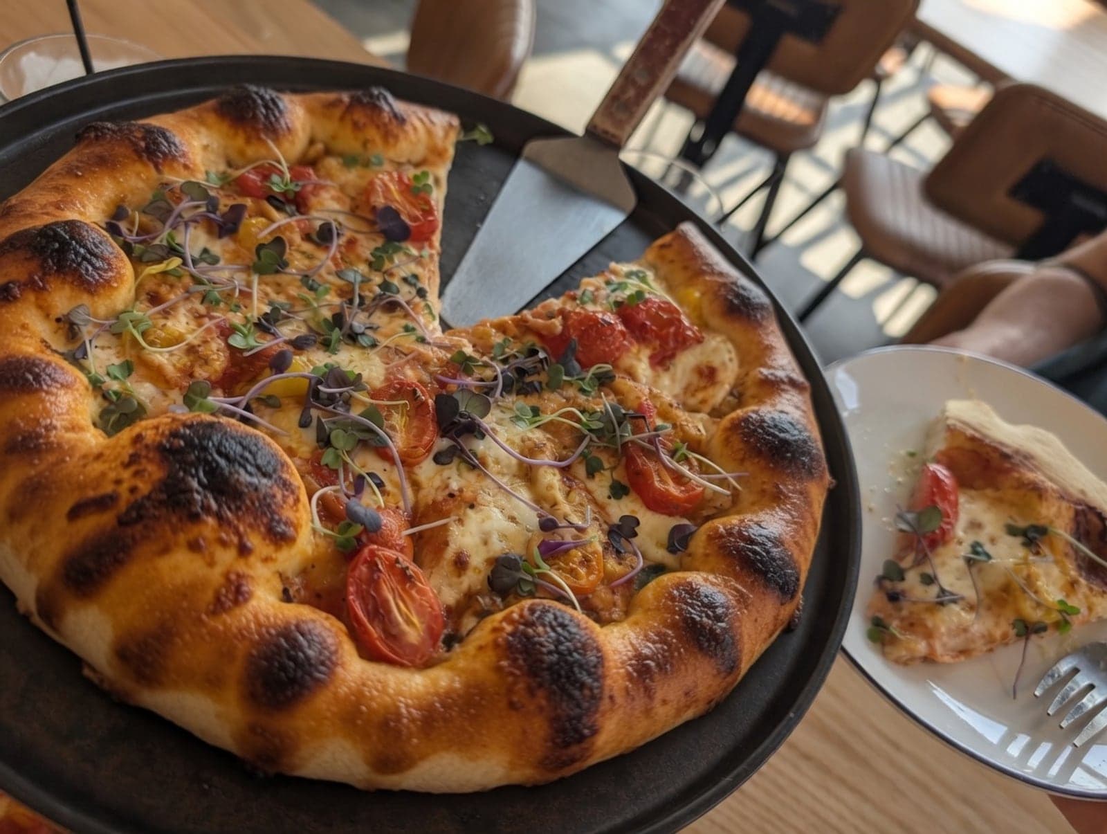 Pizza made fresh at Crust & Cocktails